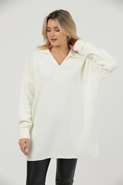 GND Pulover supradimensionat cu gât polo