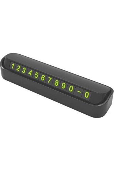 Auto Ampulance Park Tel Araç Içinde Fosforlu Numara Gösterici Araba Numaratör