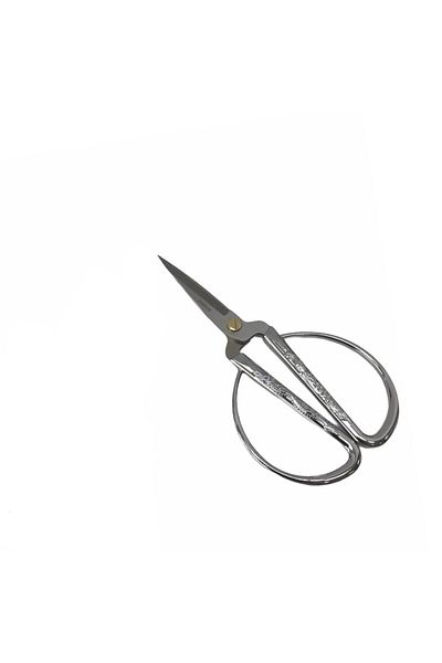 LİLYHOBBYLAND Vintage Sewing Embroidery Promise Engagement Scissors Silver Color: 12x7 Cm