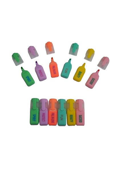 gaman 3 Pack (18 Pieces) Texting Highlighter Mini Marking Pen