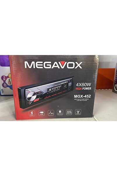 megavox Oto Teyp Bluetooth 2usb Hızlı Şarj Sd Aux / Mgx 452