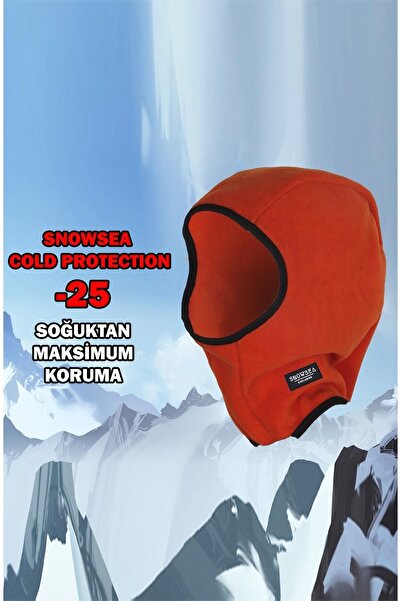 SNOWSEA Cold Protection -25 Soğuktan Tam Koruma Kırmızı Maske