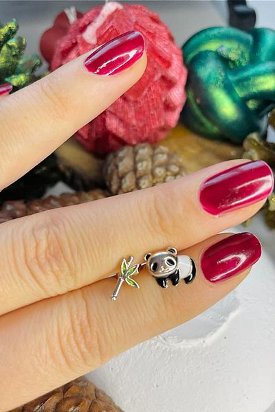 ELMATOLYE Women's and Girls' Christmas New Year Special Series Palm and Koala Figured Earrings