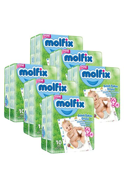 Molfix Baby Care Cover 60x60 Cm 10 Pack x 6 Pieces