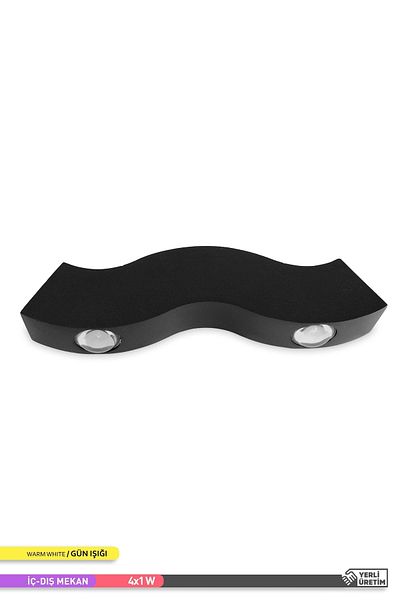 ACK 4w Bidirectional Led Wall Sconce Indoor and Outdoor Decorative Lighting