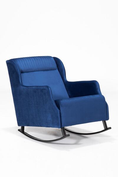 SANDALİE Mona Sallanır Berjer Tv Koltuğu Dinlenme Koltuğu - Lacivert