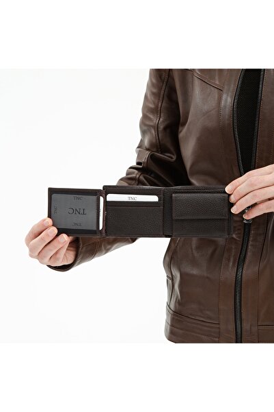 Tamer Tanca Men's Leather Wallet Wallet, card holder, keychain 862 1417 Erk Czdn Sk22/23