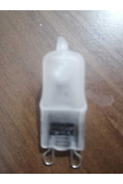 IŞIKLI SHOP G9 Duylu 40 Watt Buzlu Halojen Ampul Günışığı (SARI RENK)