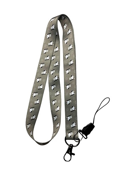 StormiStoretr Zebra Desenli Boyun Ipi Telefon Askısı