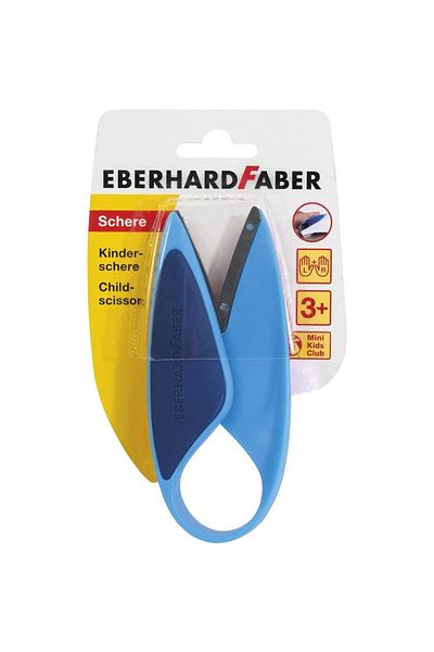 Eberhard Faber مقص قرطاسية قسمت لمرحلة ما قبل المدرسة باللون الأزرق