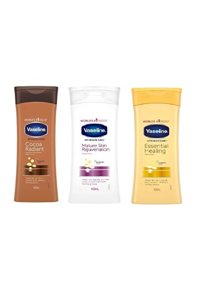 Vaseline Cilt Bakım 3lü Set 400ml X 3