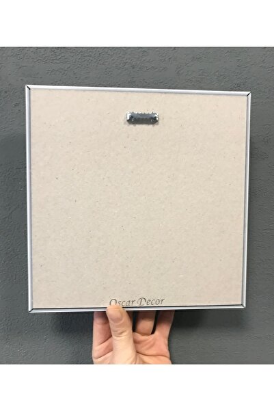 Oscar Stone Decor Çerçeveli Taş Duvar Dekoru 20x20 Cm Yaşam Çiçeği