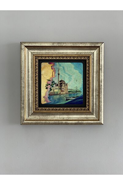 Oscar Stone Decor Çerçeveli Taş Duvar  Tablosu 20 x 20 cm İstanbul
