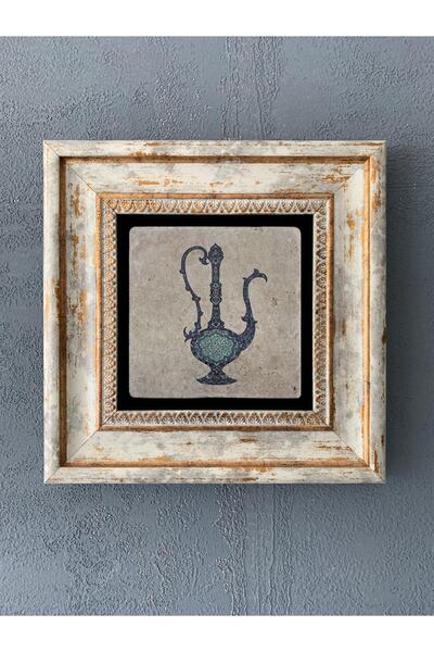 Oscar Stone Decor Çerçeveli Taş Duvar Dekoru 20 X 20 cm Osmanlı
