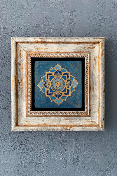 Oscar Stone Decor Çerçeveli Taş Duvar Dekoru 20x20 Cm-wall Decor