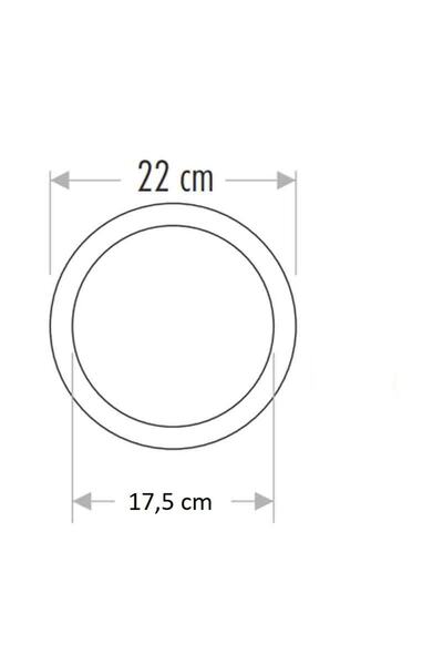 Cata Ct-5169 وحدة إضاءة LED 18 وات/6500 ك - ألم. لوحة (أبيض - 12 قطعة)