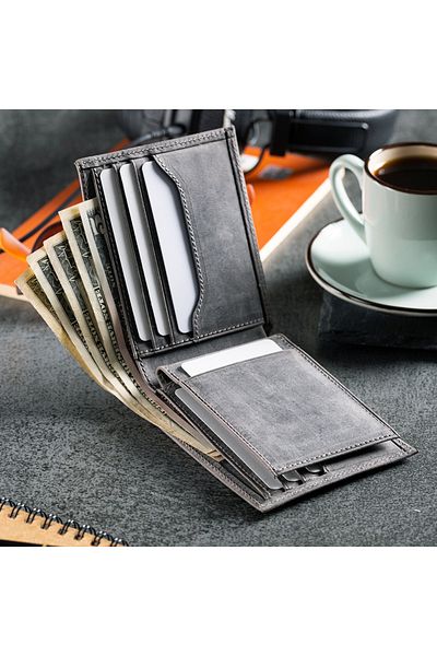 Conceria Pelle -Genuine Leather Premium Classic Wallet & Card Holder