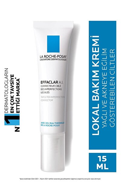 La Roche Posay Effaclar A.ı. 15ml - Yağlı Ve Akneye Eğilim Gösteren Ciltler Için Cilt Kusuru Kremi 3337875609593