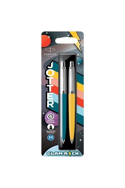 Parker Jotter Glam Rock Dark Blue-Yellow Ballpoint Pen2162142