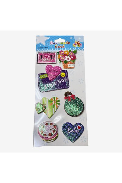 EleganTShoP Set nalepnica, dvoslojni reljefni Jna10