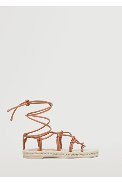 MANGO Woman Wicker Gladiator Sandals