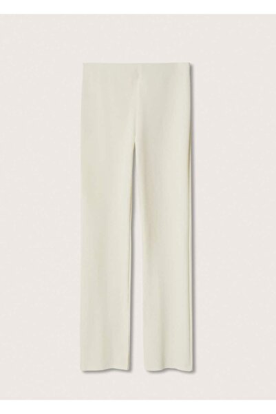 MANGO Woman Yanları Yırtmaçlı Dökümlü Pantolon