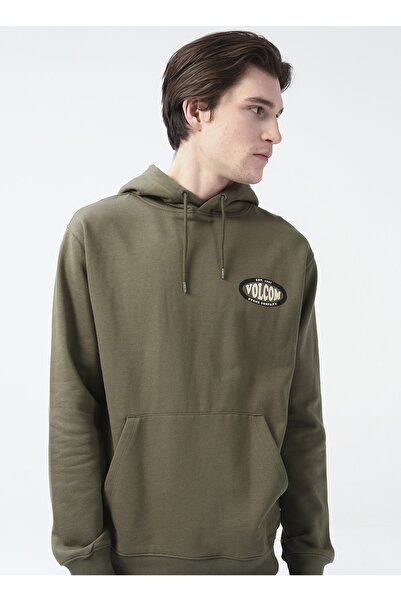 Volcom Kapüşon Yaka Kahve Erkek Sweatshırt Watanite Po Mıl Sweatshirt