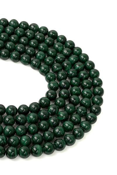 Dünya Doğal Taş 8 mm Malachit (malachit) Stone Array