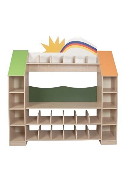 Edutoys Ayakkabılık Ve Elbise Askılığı (gökkuşağı Ve Evimiz)