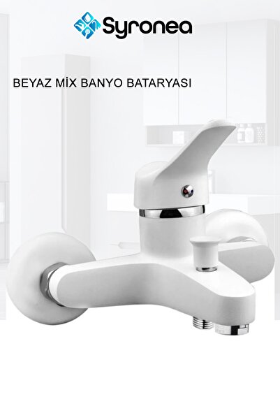 White Mix Bathroom Faucet Faucet Shower Faucet Open Close Double Entry Guaranteed Faucet