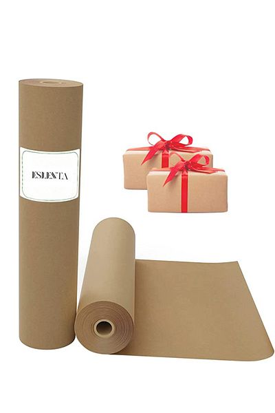 ESLENTA Kraft Paper Packaging and Writing Roll - 50cm X 40 Meters