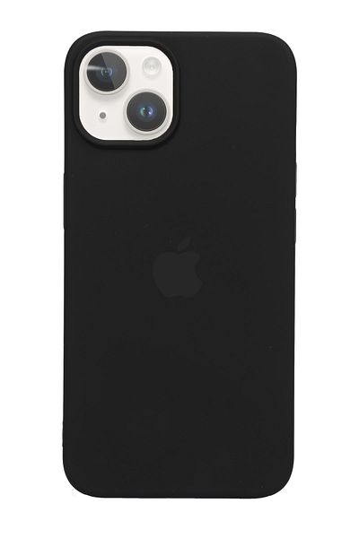 Merwish غطاء حماية متوافق مع هاتف Apple Iphone 14 Plus مع شعار مغلق باللون الأسود