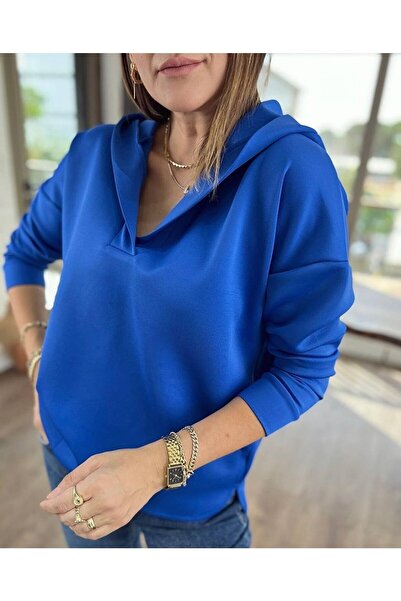 ORZUQLIFE Hanorac din țesătură Skuba Diver cu glugă