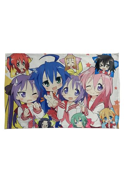 MODAZEY Lucky Star & Anime Duvar Halısı