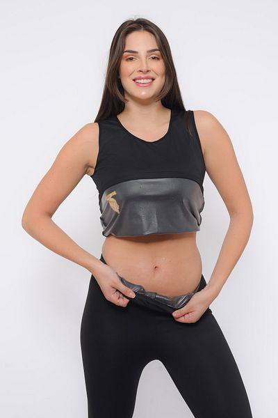 SWEAT FAST Унисекс термо оригинален спортен комплект корсет и потник две в едно