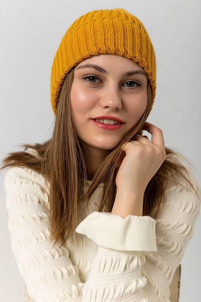 Saria Moda Corded Unisex Basic Beret