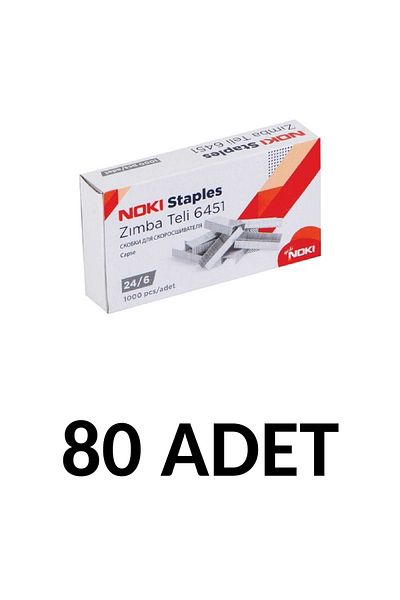Noki 80 Pieces of Staples No:24/6 (cu) 1000 Liters