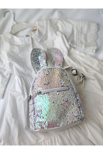 PLATSO Rucsac pentru copii cu detaliu ureche cu paiete
