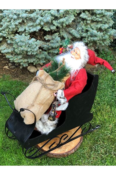Cold Easy New Year Santa Claus Deluxe Metal Sledding Version