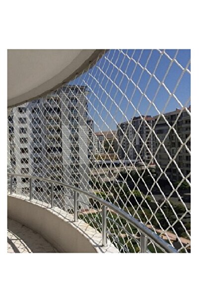 ünal file 2,50x 1 Metre Balkon Kedi Çocuk Güvenlik Filesi Ağı 3 Milim Kalınlık