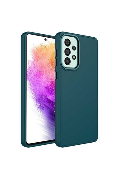 Nezih Case Samsung Galaxy A53 5g Metal Çerçeve Hassas Buton Tasarımlı Renkli ...