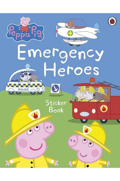 Ladybird Book Peppa Pig: كتاب ملصقات أبطال الطوارئ - Peppa Pig