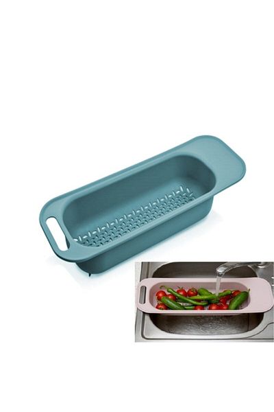 EbruliHomeArt Long Sink Strainer Fruit Vegetable Pasta Kitchen Strainer