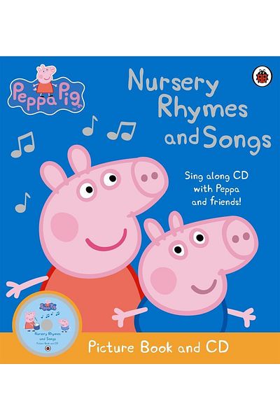 Ladybird Book Peppa Pig - كتاب صور الأغاني والأغاني والقرص المضغوط ذو المميزات الأولى