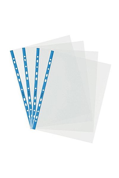 Leitz 47001035 Bag File Crystal, 100 Pieces, Transparent