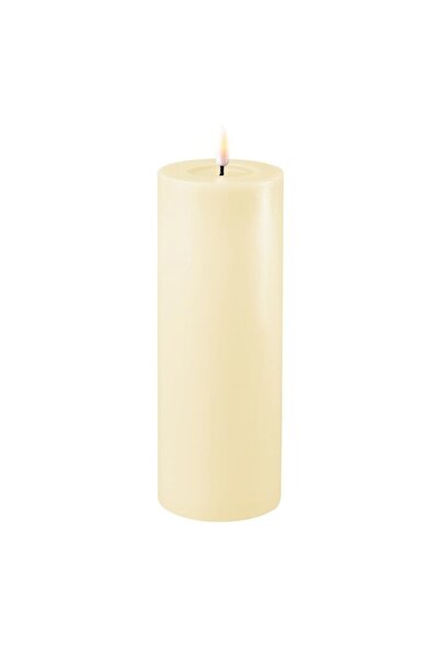 DELUXE HOME ART Krem Rengi Led Mum 7,5x20 Cm - De Rf-0111