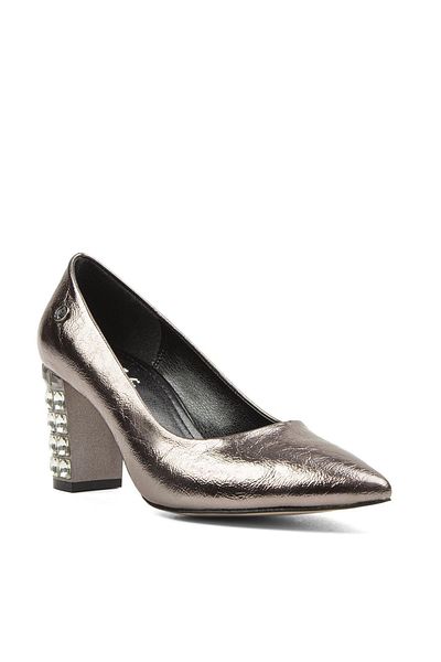 Pierre Cardin ® |   PC-51201 - 3478 Platinum Wrinkled - Γυναικεία παπούτσια με τακούνι