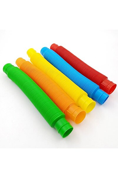 burak toys 6 Adet Renkli Borular Poptubes Oyun Seti