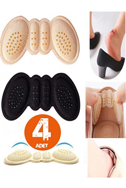Tor Store 6 Mm Ayakkabı Topuk Vurma Önleyici Havalı Dolgulu Sünger Ped (4 Adet)