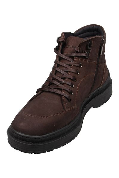 M.P. 222-4843mo Mp Genuine Leather Comfolite Sole Zipper Closure Men's Boots